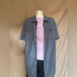Mutual Weave Gray SzLT Button-Up Shirt